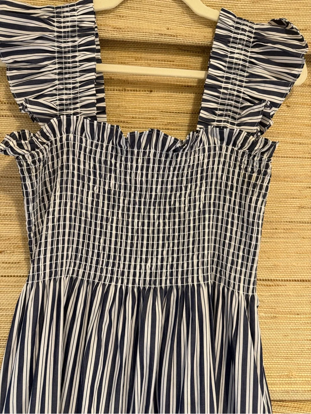 Hill House Home Ellie Maxi Nap Dress in Navy Stripe Large - Picture 9 of 9
